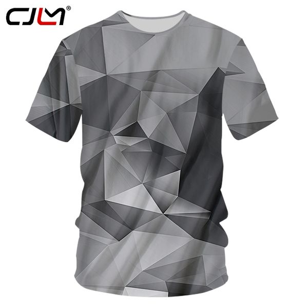 Magliette estive da uomo Cool Tshirt Stampa Diamond Triangle 3D Magliette Uomo Hip Hop O Collo Manica corta T-shirt unisex Dropship 220623