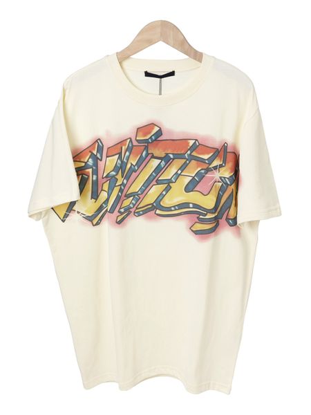 T-shirt da uomo Serie di stampa spaper di Spaper tasca a sella con accessori hardware argentati personalizzati Orgoso Rib01 trasparente 4t