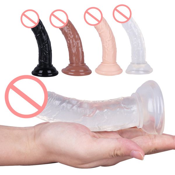 Gerçekçi damar et yapay penis prostat masaj emme bardağı g-spot stimülasyon anal popo fişi kadınlar için seksi oyuncaklar