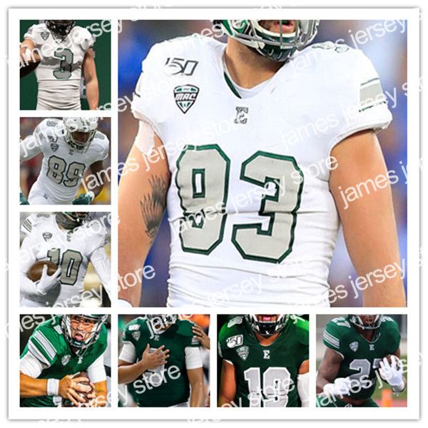 

2022 ncaa eastern michigan emu college football jersey ben bryant jawon hamilton hassan beydoun tariq speights russell vaden iv zach westmor, Black