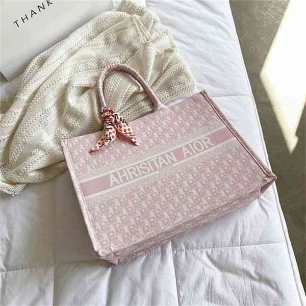 

red ins popular tote portable large capacity vegetable basket women's leisure trend purses outlet online