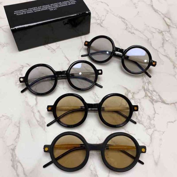 

sunglasses wind ins net red same fashion sunglasses german brand kub raum round men 7ags, White;black