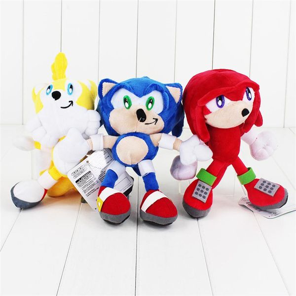 

8 20cm sonic the hedgehog stuffed animals plush toys soft doll for children286v