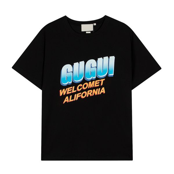 

men womens t shirt designer casual letter print t shirts couples fashion streetwear tees size m-xxxl, White;black