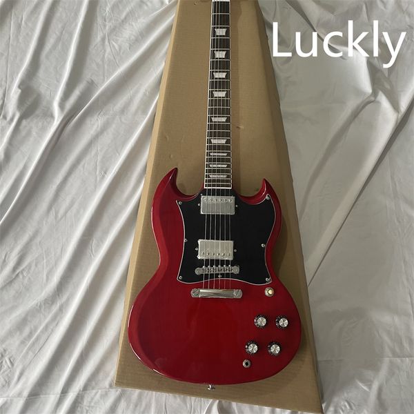

in stock sg electric guitar deep wine red body rose wood fingerboard manufacturer promotion guitars guitarra