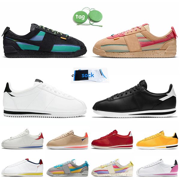 

fashion 2022 union la x cortez sesame running shoes offs noir smoke grey classic leather white black forrest gump coral stardust stranger th