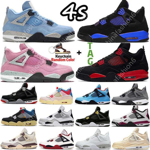 

2022 new sail 4 4s mens basketball shoes sneakers violet ore newstalgia visionaire patent starfish university blue oreo black cat dark mocha
