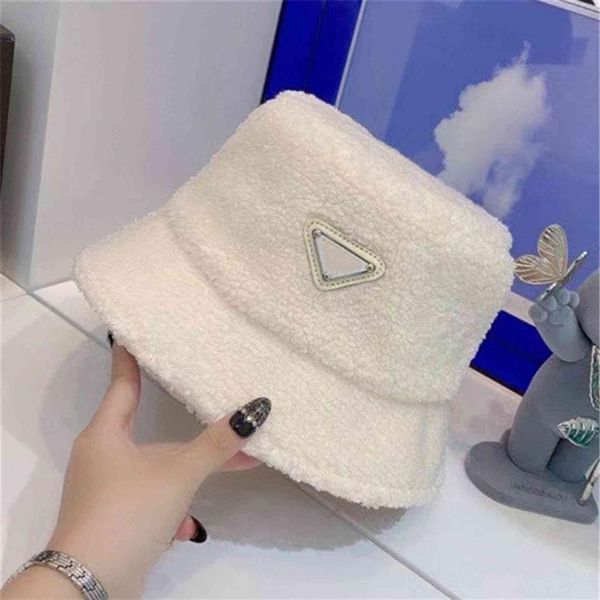 

womens plush bucket hat designer cap fisherman hats mens autumn winter caps fashion stingy brim casual fitted sunhat sunshade luxu249h, Blue;gray
