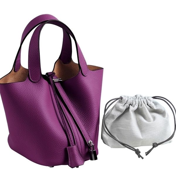 

handbags for women designer luxury genuine leather cowhide shoulder bucket classic daily bag lady elegant handbag 220722