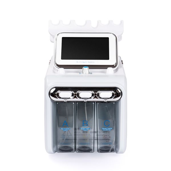 

6 in 1 small bubble oxygen hydrafacial machine microdermoabrasion facial cleansing apparatus home salon spa skin care device