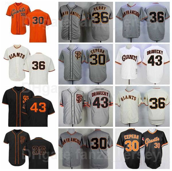 

vintage 43 dave dravecky jersey retro 1951 1962 1989 baseball 30 orlando cepeda 36 gaylord perry retire pullover flexbase cool base cooperst, Blue;black