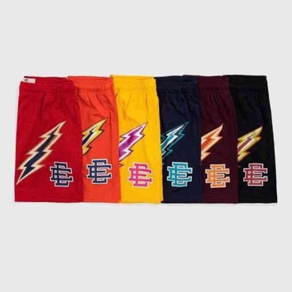 

men's fashion summer luxury shorts eric emanuel short ee basic newyork city skyline designers casual fitness gym workout mesh breathab, White;black