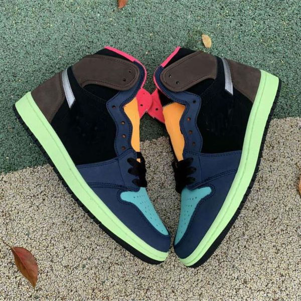 

high og 1 bio hack dark mocha release 1s baroque brown black-laser orange-racer pink mens basketball shoes men sports sneakers276s