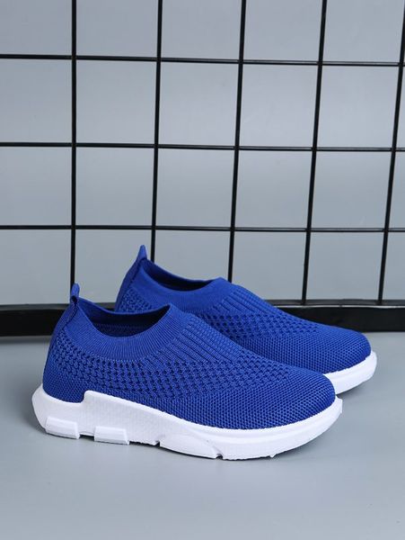 

boys minimalist slip on sock sneakers she, Black