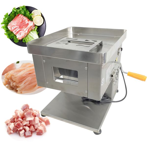 Desktop-Fleischschneidemaschine für Schweinefleisch, Rind, Lamm, Tisch-Frischfleischschneider, zerkleinert, gewürfelt