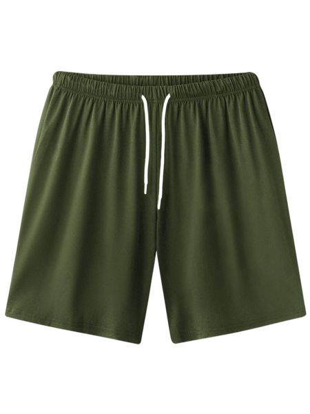 

men drawstring waist shorts r9kq#, White;black