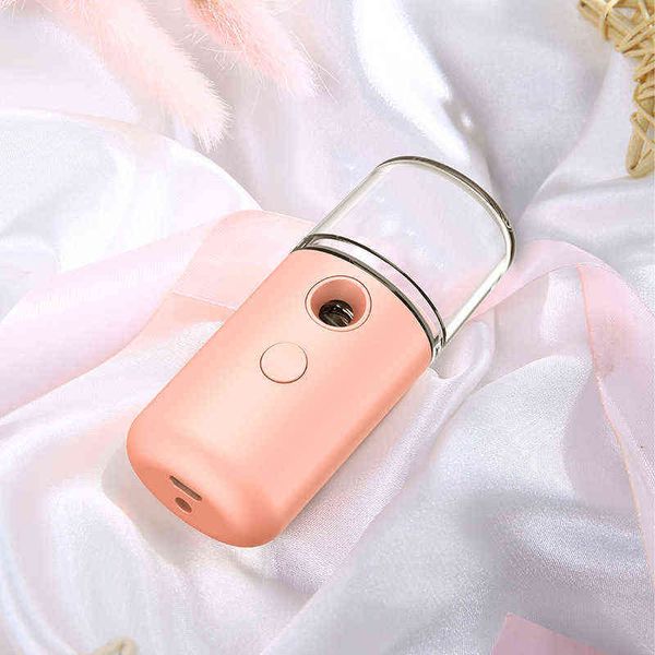 Mini 30 ml de reabastecedor de água Pulverizador de face a vapor Care Nano Mist Skin Tools Airidifier Beauty 220507