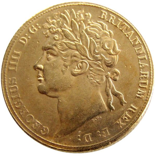 1823-1825 EF 4 pezzi data per scegliere Gran Bretagna Craft George IV IIII Gold Full Sovereign Gold Plated Copia Moneta Promozione Prezzo di fabbrica bella casa Accessori