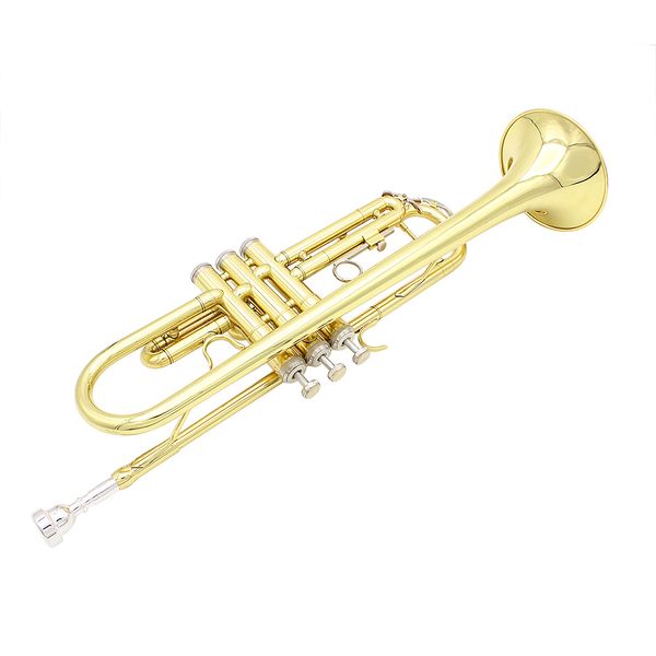 

trumpet bb b flat brass instrument trumpet exquisite with mouthpiece cleaning brush cloth gloves strap