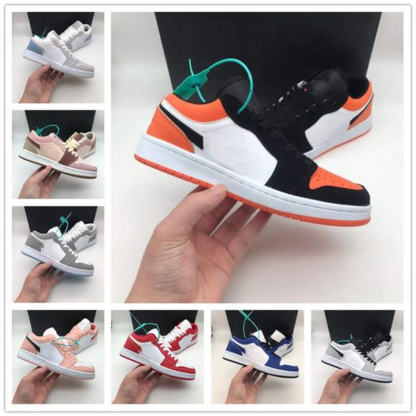 

breathable men women 1s skateboard sports shoes comfortable wear-resisting lace-up casual outdoor fashion non-slip sneakers traine2503, Black