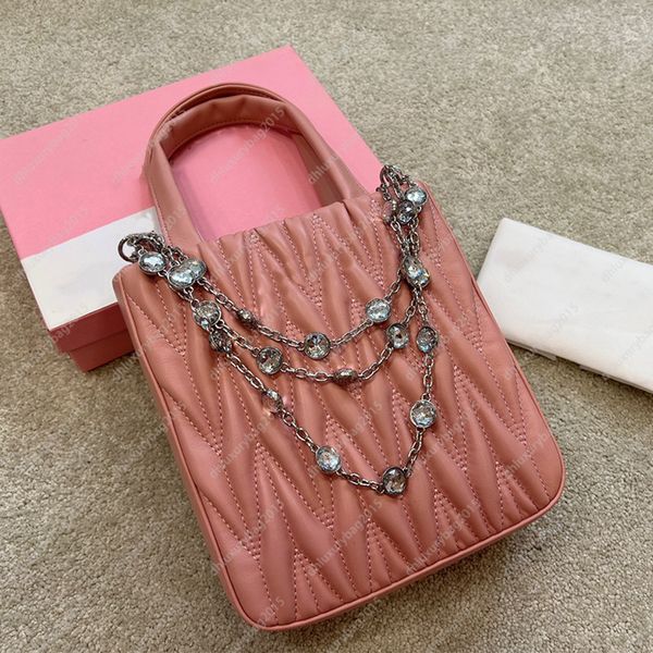 

3 colors mini totes luxury tote bag fashion pleated handbags vintage leather pochette women flap original handbag designer pochette shoulder