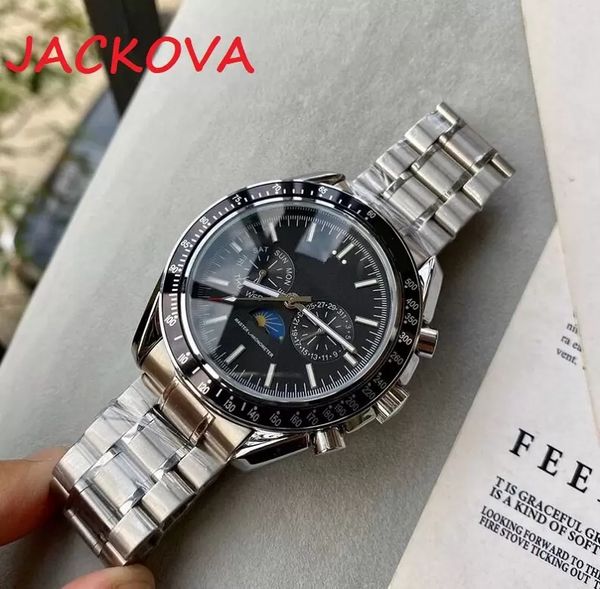 

u1 grade aaa mens watches quality moonwatch men 316l stainless steel strap automatic mechanical watch 2813 movement wristwatch sapphire mont, Slivery;brown