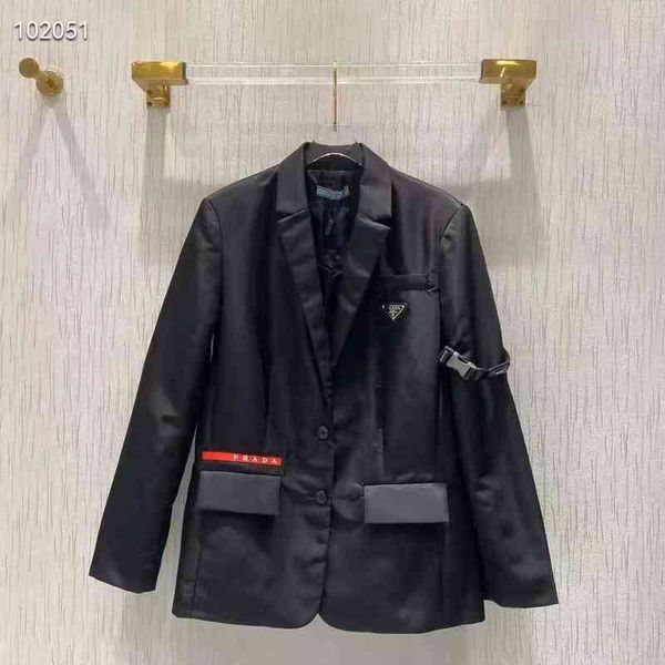 

women's suits & blazers early spring p casual loose buckle red label suit coat, White;black