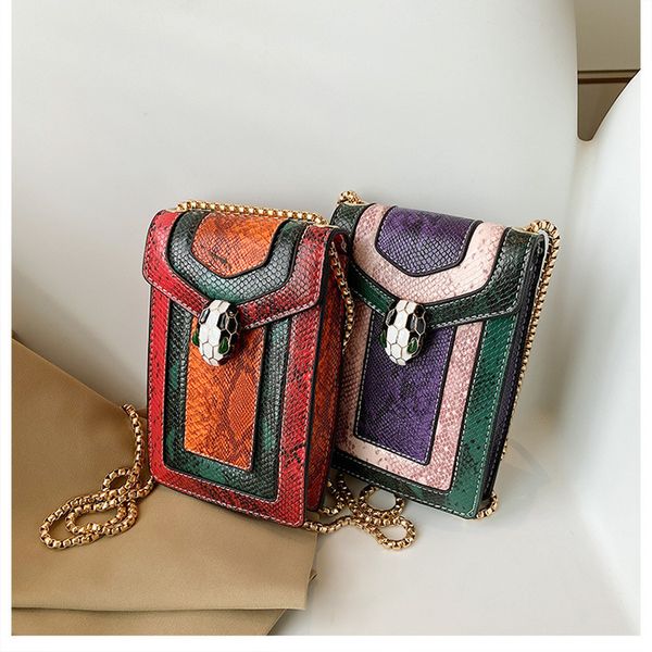 Bolsa para mulheres Touch Screen Tela Celular Smartphone Smartphone Wallet Strap Bolsa de couro PU Couro casual Sacos de crossbody sólidos