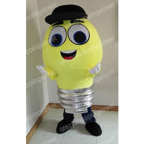 Halloween lâmpada mascote figurino de desenho animado personagem tema de adultos tamanho de natal carnaval festa de aniversário fora de roupa ao ar livre