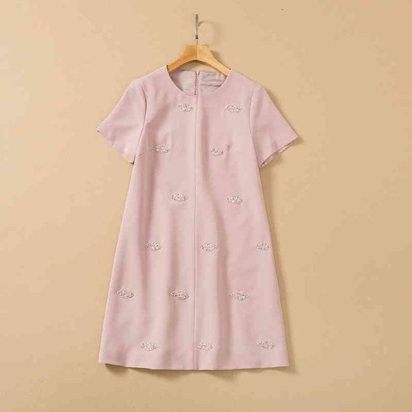 

casual dresses xxl dress 3 colors spring and summer 2022 messy nail bead lip print loose waist iaze, Black;gray
