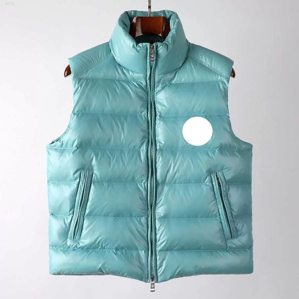 

classical franch maya mens down vests designer embrodered brand letter bandge style womens downs vest warm outerwear, Black;white