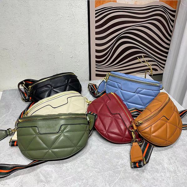 

5a fannypack purse for women waist bag crossbody bags womens mens bumbag fanny pack cross body bumbags fanny packs rhombus embroidery dustba