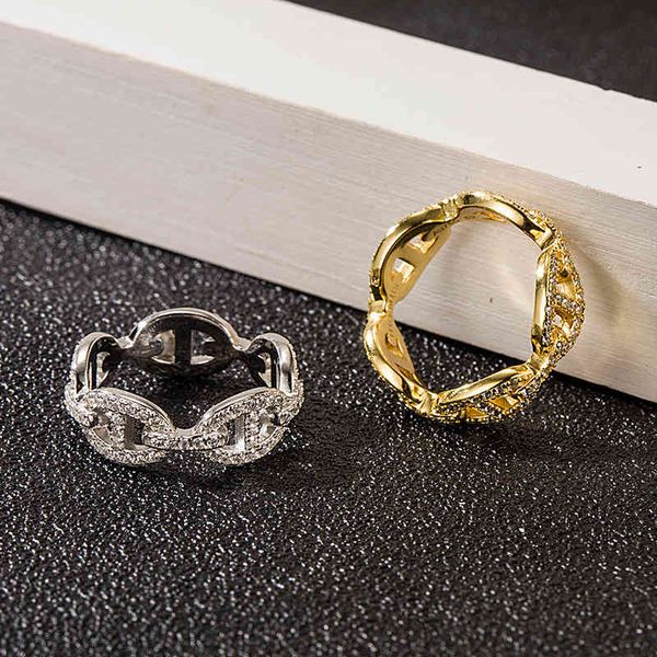 

outlet light luxury zircon micro inlaid ring s925 sterling silver