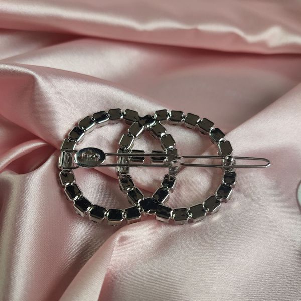 

hairpin english letter barrette rhinestone alloy personality word women girls hair clips g hairclip hair accessories, Golden;silver