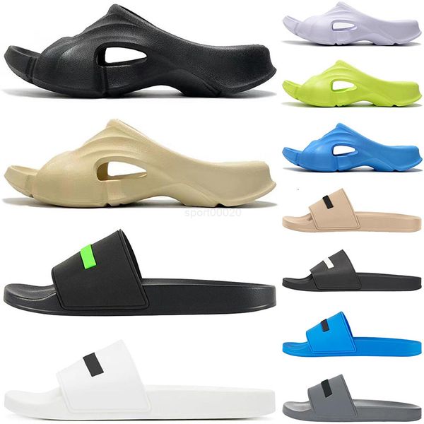 

mold pool slides slippers sandales for men women designer pantoufles designers mens womens black flat scuffs moccasins fashion beach shoes