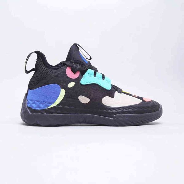 

the latest 2022 college students practical basketball shoes low help 2106942 breathable leisure sports running men and women with the same t, Black