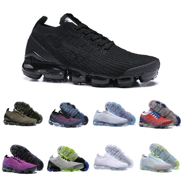 

men women running shoes chaussures de sport triple black white fashion 20 fly knits cushion trainers empty sole aura moon zapatos outdoor wa