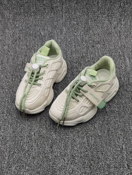 

boys letter detail drawstring design chunky sneakers she, Black