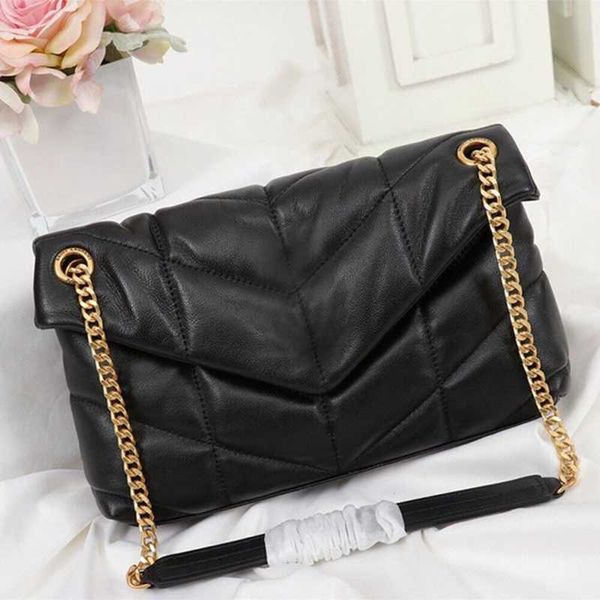 

luxury 7a r handbags loulou puffer bag shoulder bag quilted lambskin handbag women's bags medium large size 17213