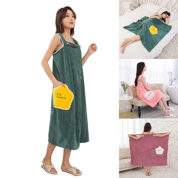 Handtuch Frauen Bad Wrap Leichte Nette Tragbare Loungewear Bademantel Rock Für Mädchen Dusche Heimtextilien Zubehör