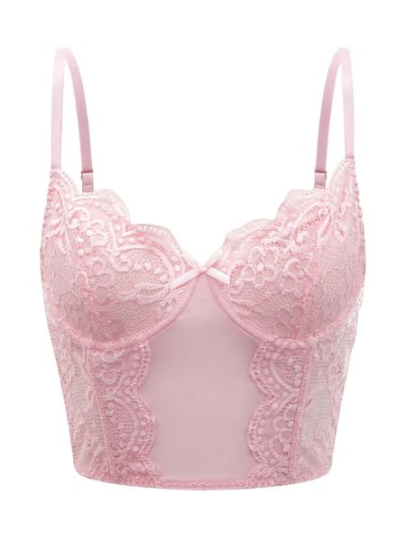 

romwe cyber luvr lace cami 02pj#, White