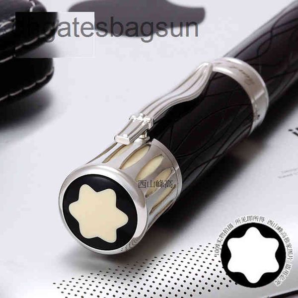

brand pen new mark twain black signature pearl pen carbon fountain 2duv