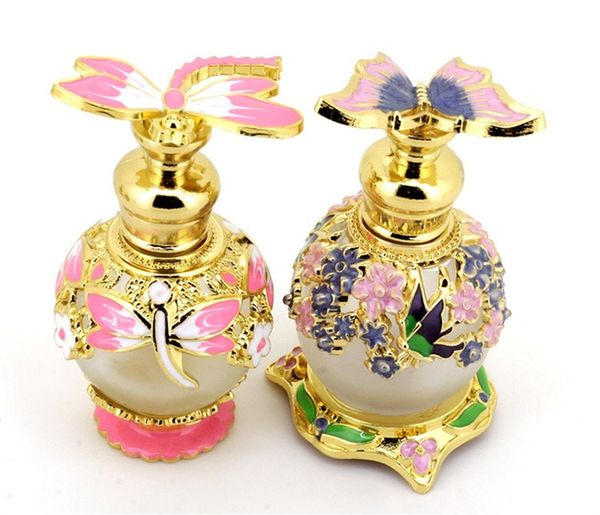 

factory decorative glass perfume bottle jeweled enameled fancy crystal perfume holder scent bottles empty refillable