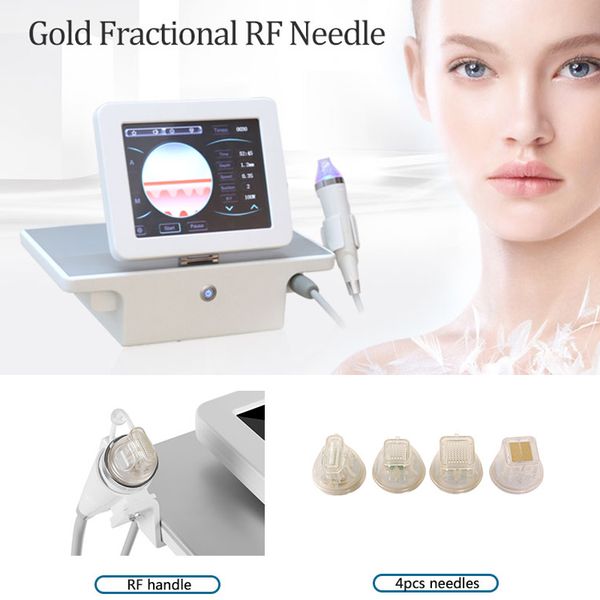 

fractional rf radio frequency micro needle face device 300w golden microneedling for home