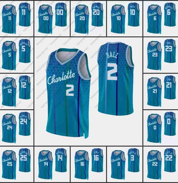 

men miles bridges lamelo ball terry rozier iii james bouknight p. j. washington custom 75th anniversary blue jersey fd