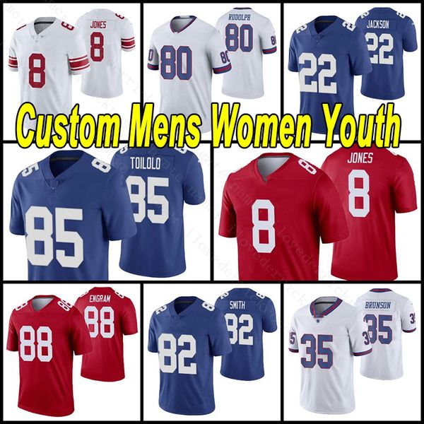 

kayvon thibodeaux evan neal jersey football saquon barkley kadarius toney daniel jones jerseys eli manning sterling shepard golladay blake m, Black;red