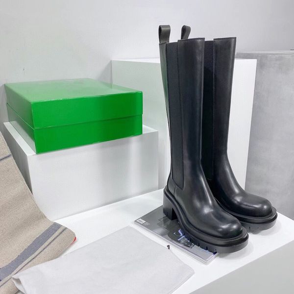 

brand shoes autumn winter women's boots are fashionable comfortable increased leather high heel height 7cm