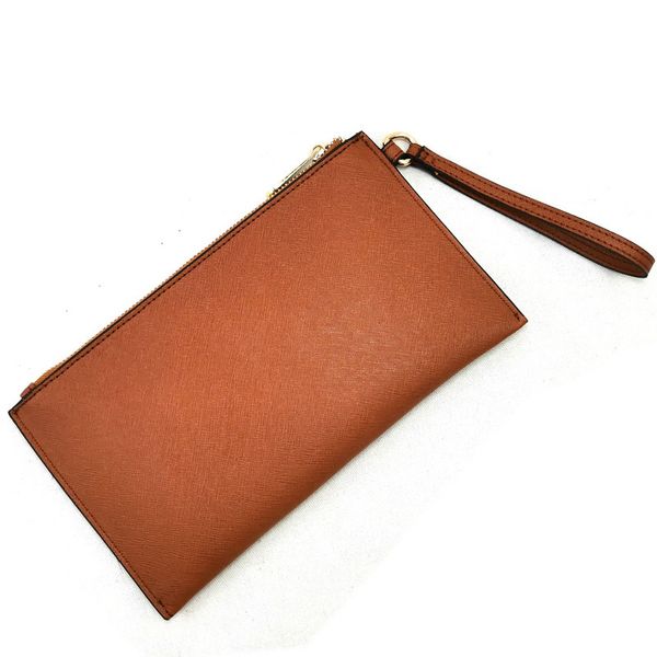 designer di marca donna portafogli da polso portafogli pochette di alta qualità telefono uomo portafogli chiave auto borse porta carte di credito portamonete cerniera pu pelle 7 colori 0644