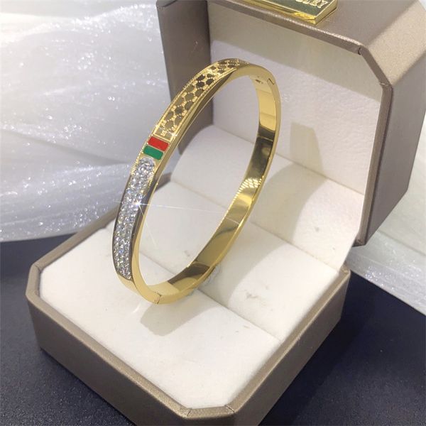 

luxury women style stainless steel bangle bracelet for gift, Black