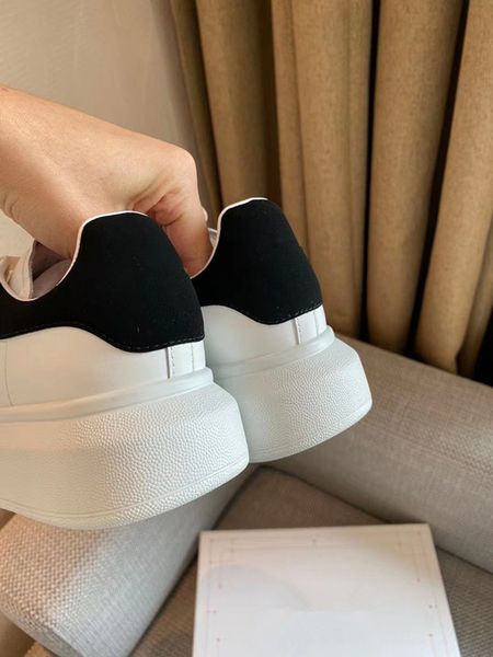 

sandals designer woman shoe leather lace up men fashion platform oversized sneakers mens womens luxury velvet suede casual shoes chaussures, Black